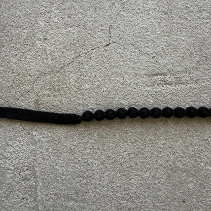 homspun ウールネックレス　ブラック
