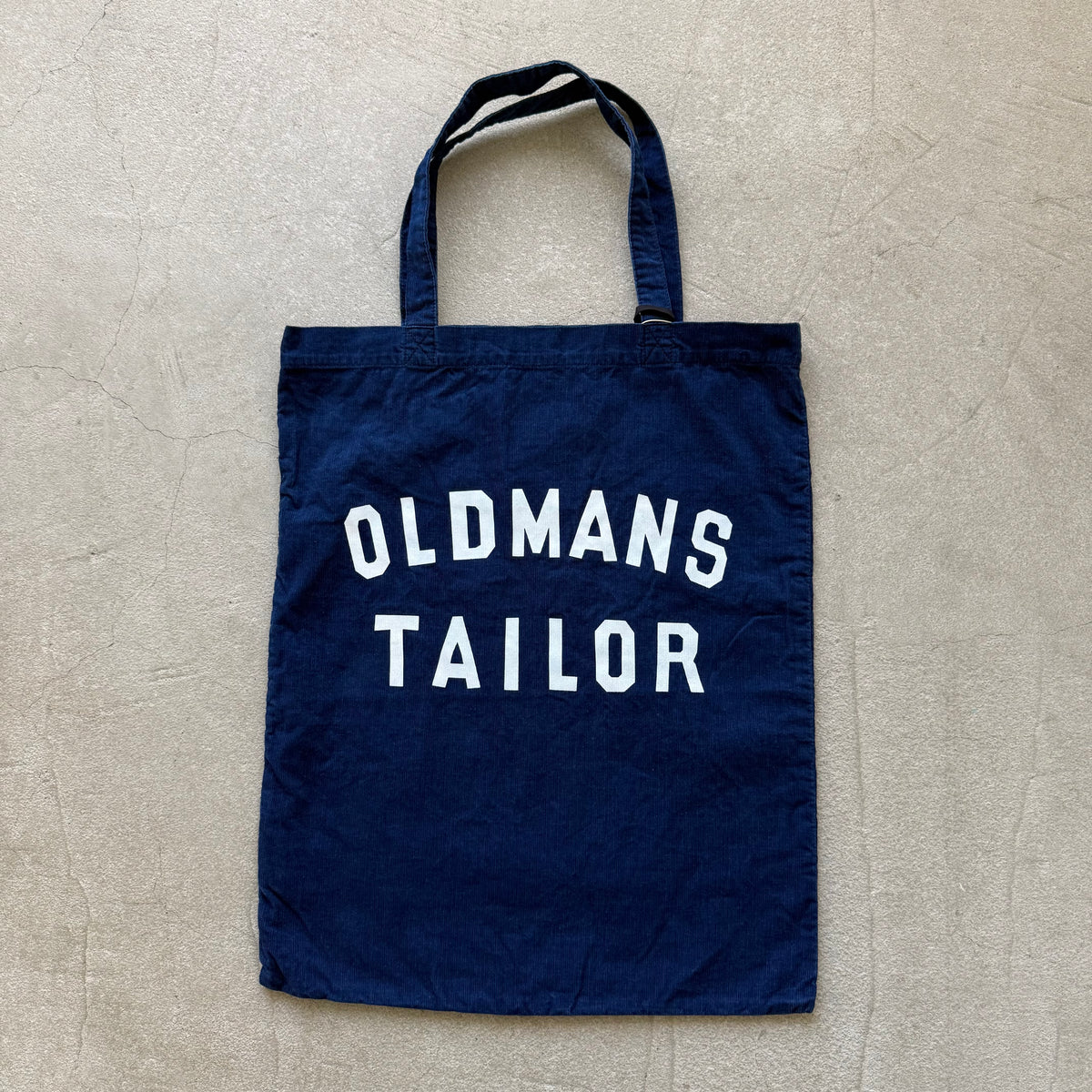 OLDMANS TAILOR  OMTプリントコーデュロイトートバッグ