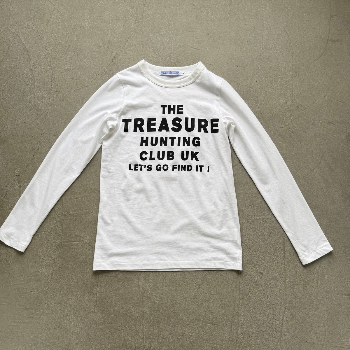 R&D.M.Co トレジャーハンティング長袖Tシャツ　ホワイト