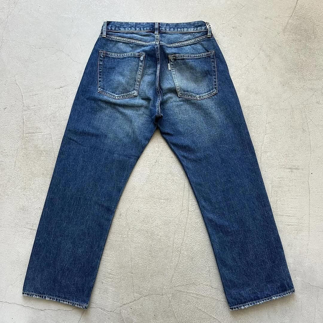 🔵来季分予約受付中🔵R&D.M.Co ストレートデニムパンツ(ヴィンテージライク)