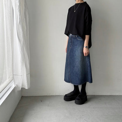 Linenya  テラヴェ7分袖Tシャツ