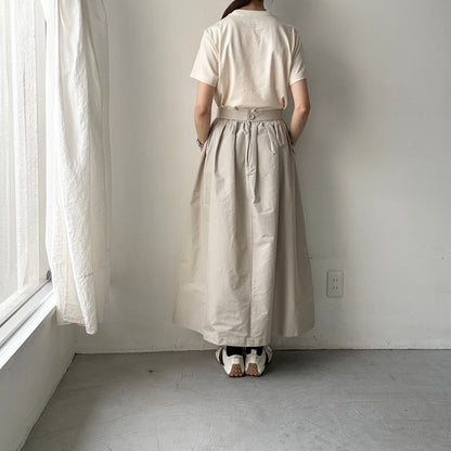 OLDMANS TAILOR OMTフロッキープリントロゴ半袖Tシャツ
