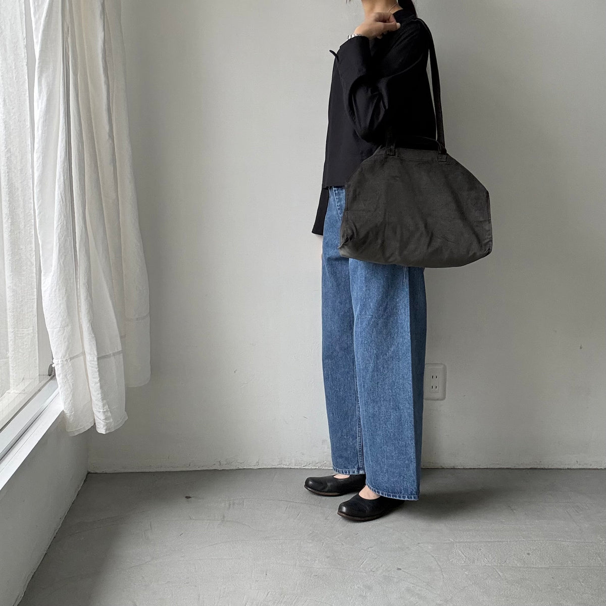 TENNE HANDCRAFTED MODERN ブリスベンモスベルベットボストンバッグ