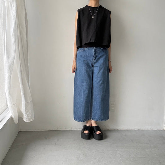 TENNE HANDCRAFTED MODERN セミワイドジーンズ　S