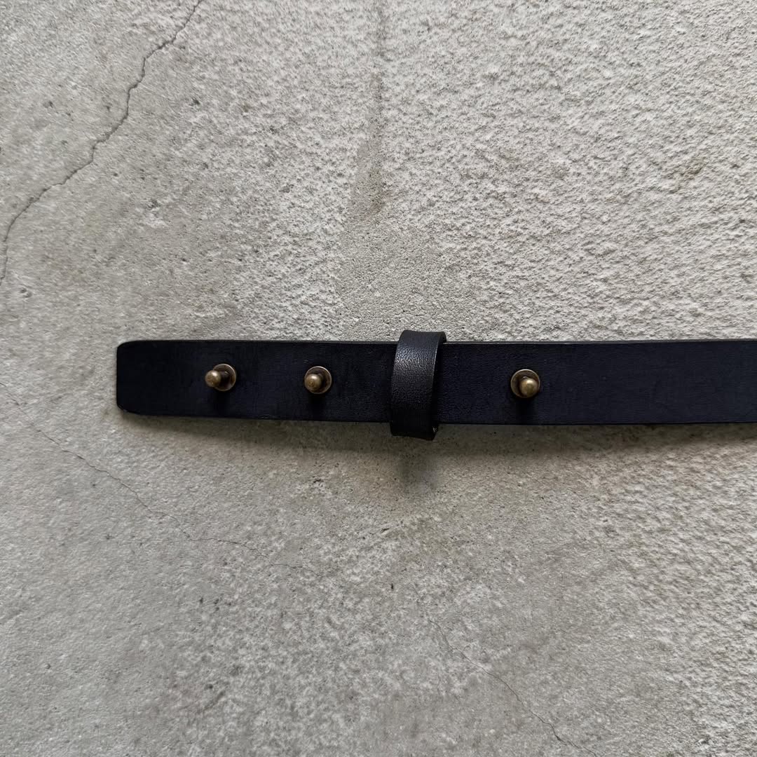 atelier naruse ギボシミドルベルト　ブラック