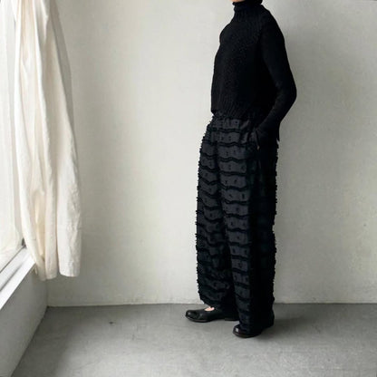 kijinokanosei  鳥の子ワイドパンツ