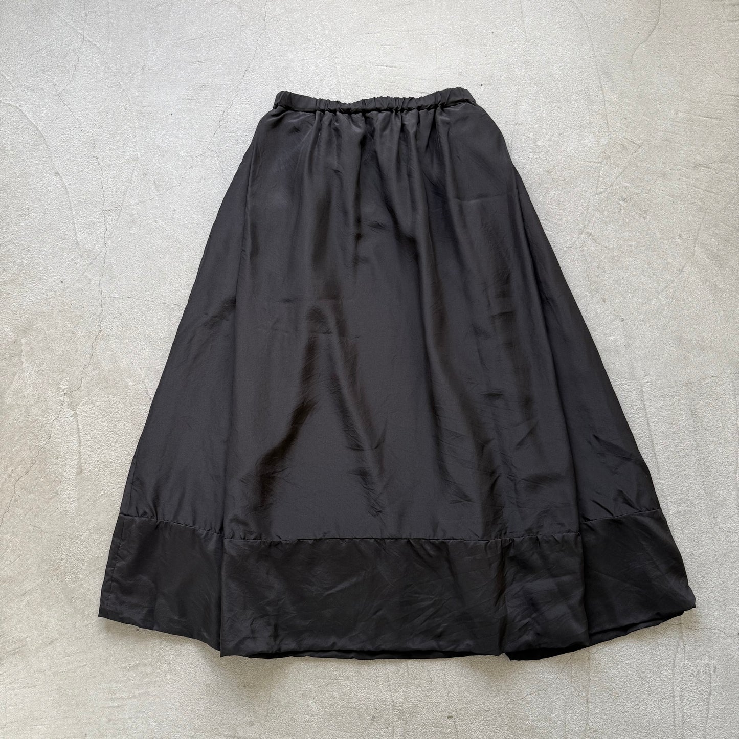 R&D.M.Co 　シルクサテンドッキングバルーンスカート