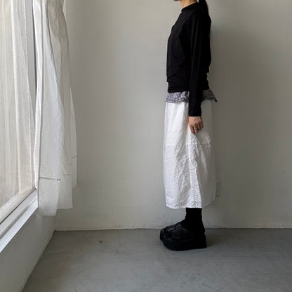 R&D.M.Co  ボトルネックTシャツ　ブラック