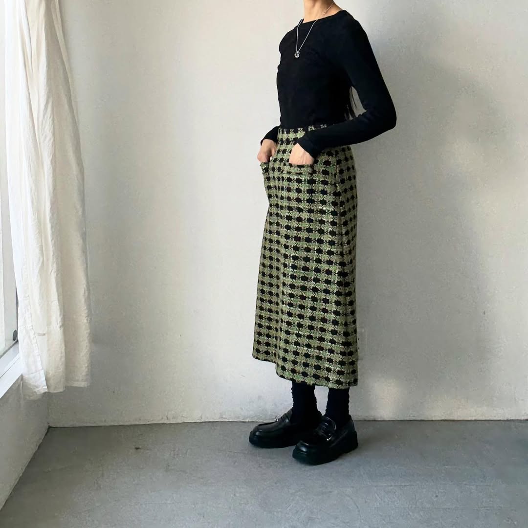 kijinokanosei  hisui  Aラインスカート