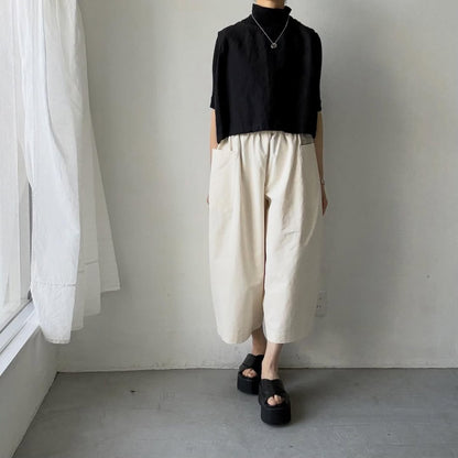 atelier d'antan Perriereコットンワイドパンツ