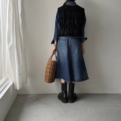 R&D.M.Co  ミドルスムースシャーリングベスト