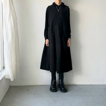 cion  ウールフリルカラーポロニット　ブラック