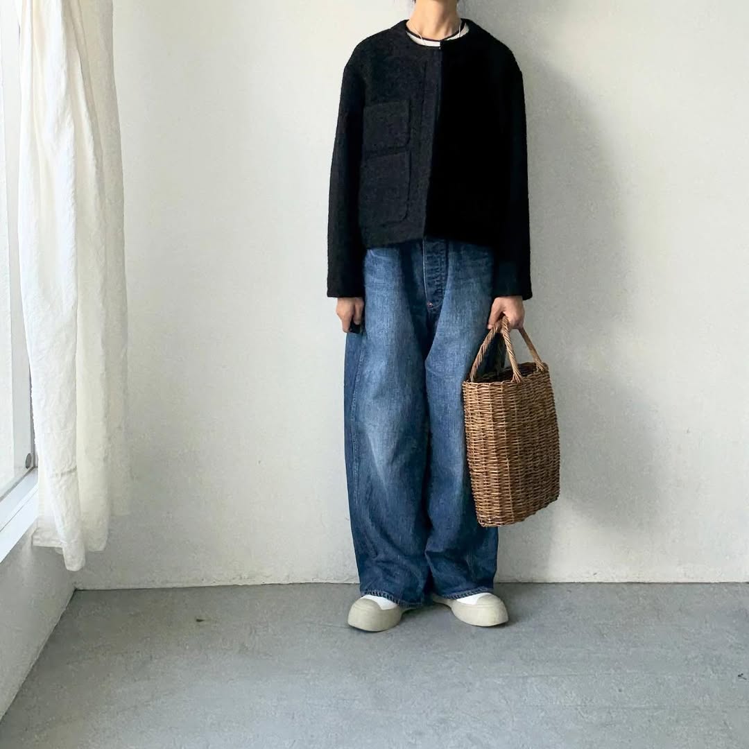 TENNE HANDCRAFTED MODERN アンゴラツイードジャケット