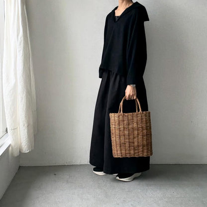 cion  ウール混セーラープルオーバー