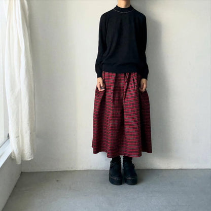 cion  コットンモックネックニット