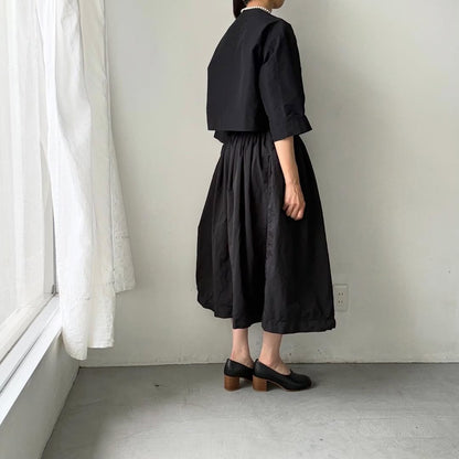 R&D.M.Co タフタワイドスリーブジャケット