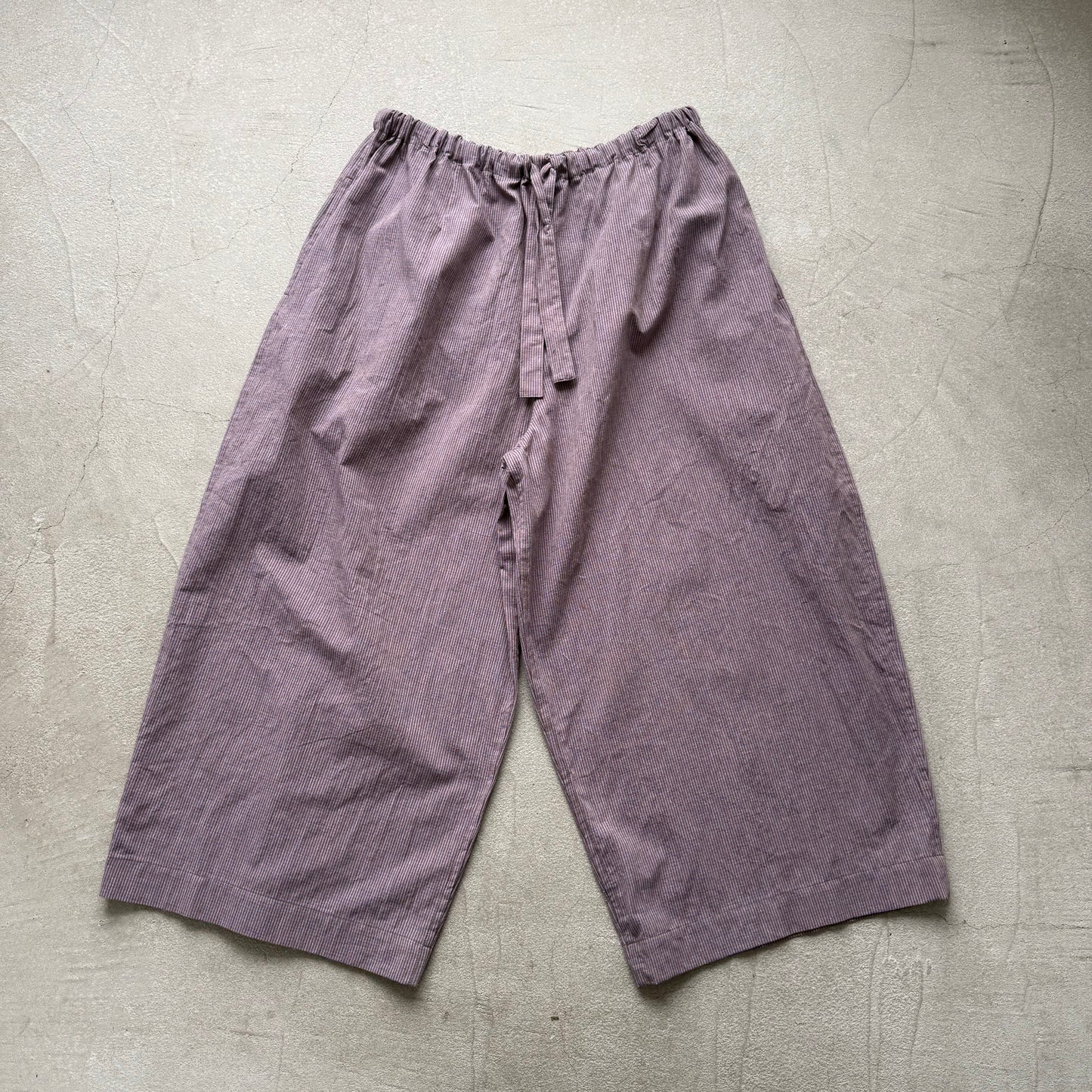 atelier d'antan Reymontコットンリネンバギーパンツ