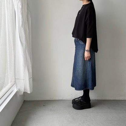 Linenya  テラヴェ7分袖Tシャツ