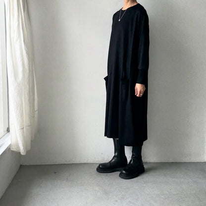 atelier naruse  スムースウールコクーンワンピース　size1