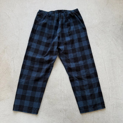 homspun ブロックチェックルームウェアセット　ネイビー×ブラック