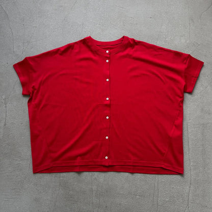 Linenya  Tシャツカーディガン　レッド