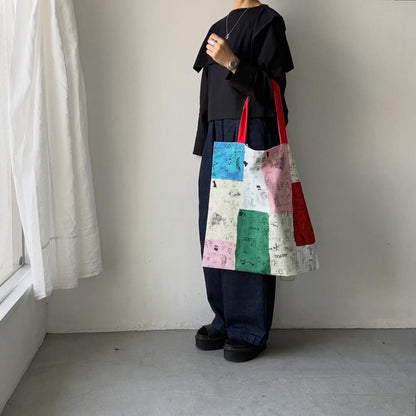 R&D.M.Co  モザイクグラフィティトートバッグ　マルチ