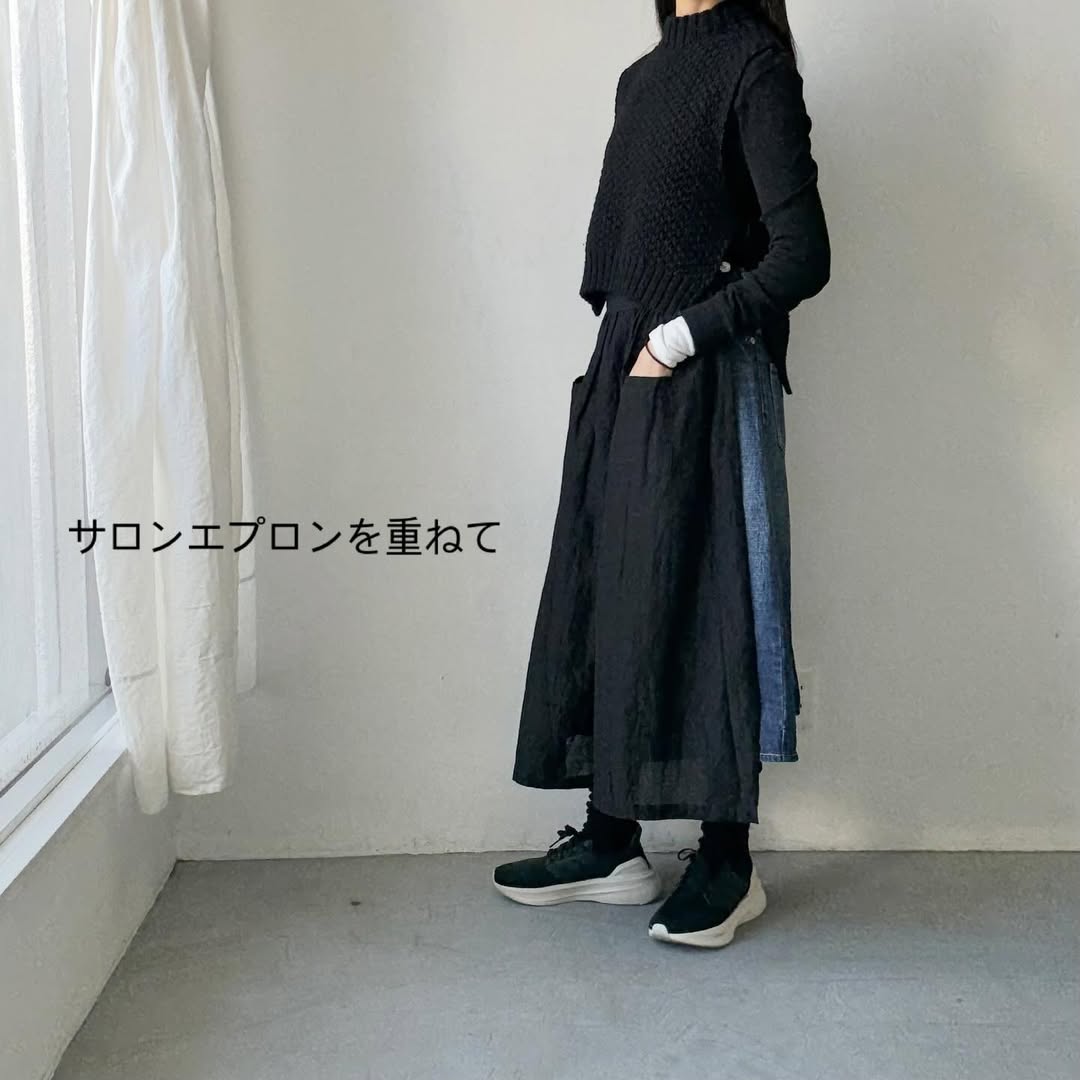 R&D.M.Co  デニムフリーフェイシングスカート