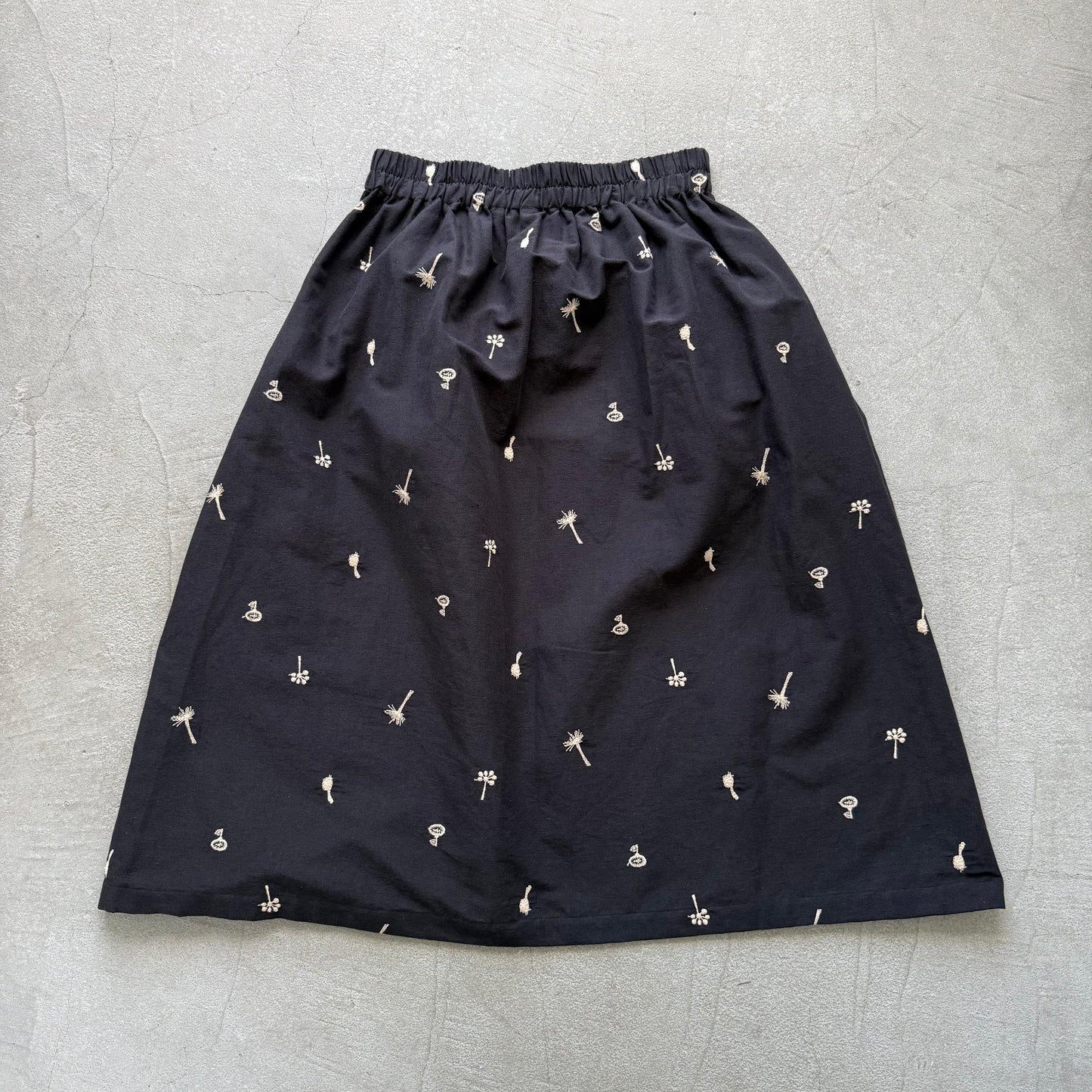 atelier naruse  コットンリネンカットインポケットスカート nohara