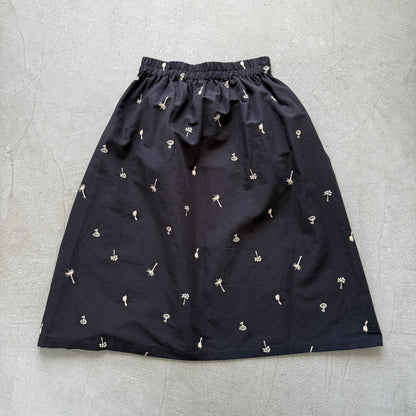 atelier naruse  コットンリネンカットインポケットスカート nohara