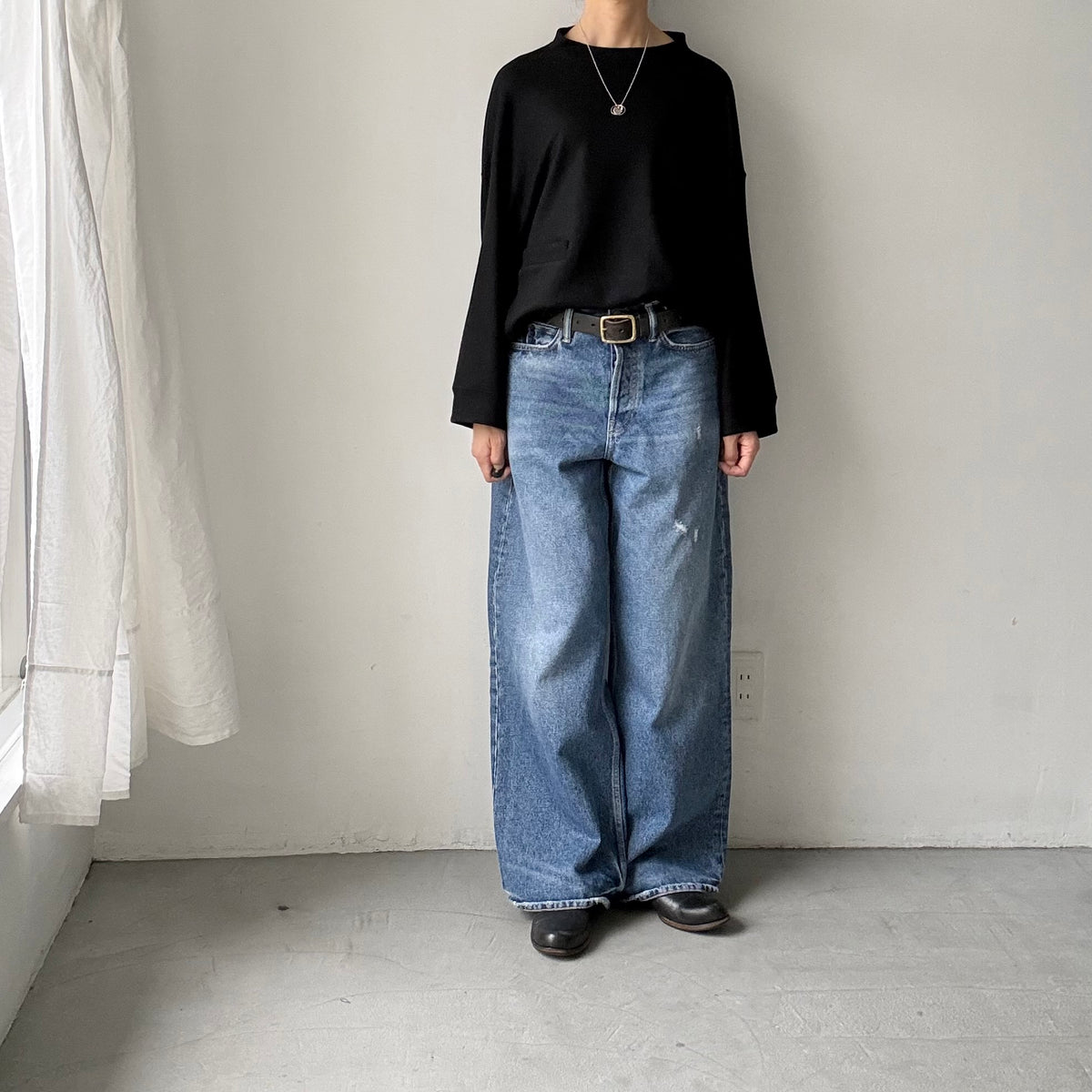 R&D.M.Co  ミドルスムースポケットプルオーバー