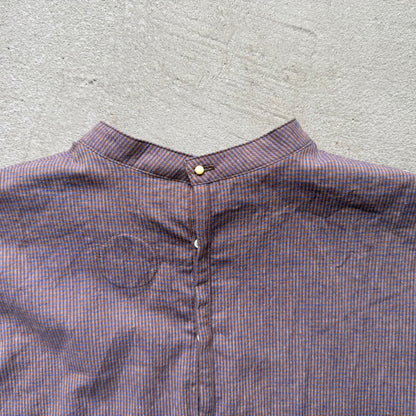 atelier d'antan Pigott コットンリネンノースリーブシャツ