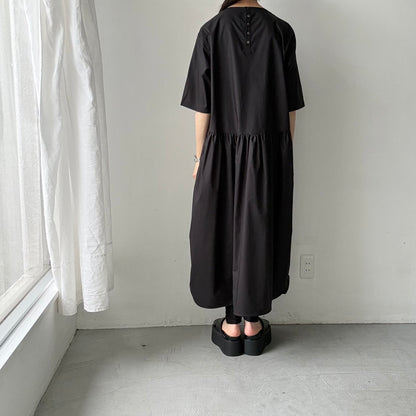TENNE HANDCRAFTED MODERN バルーンドレス　ブラック