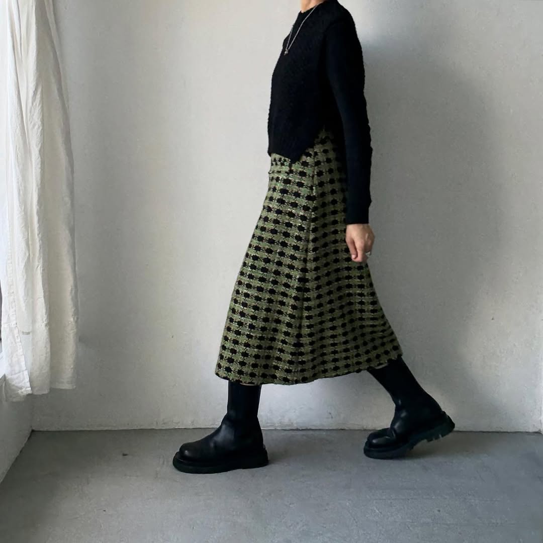 kijinokanosei  hisui  Aラインスカート