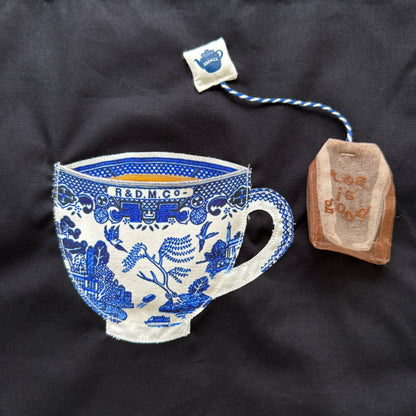 R&D.M.Co  BLUE WILLOWミルクティートートバッグ