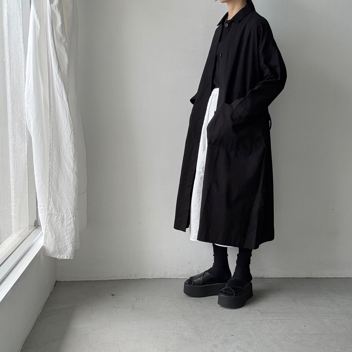 jujudhau デッドストックコットンワークコート