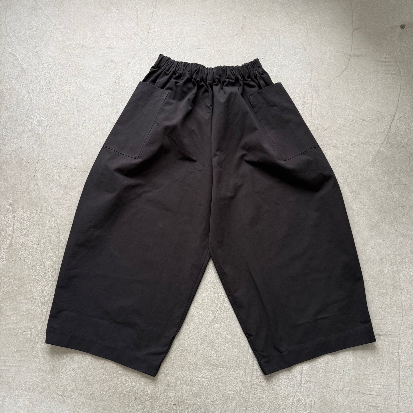atelier d'antan Perriereコットンワイドパンツ　ブラックsize1