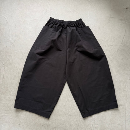 atelier d'antan Perriereコットンワイドパンツ　ブラックsize1