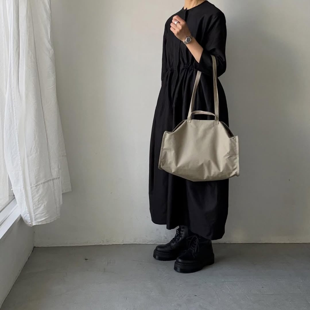 TENNE HANDCRAFTED MODERN ブリスベンモスコットンボストンバッグ