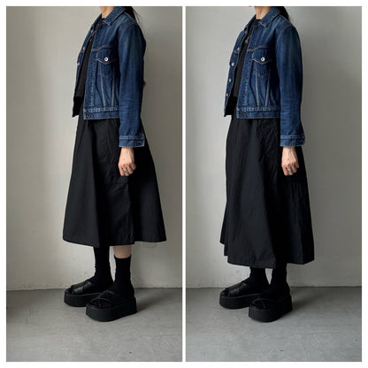 homspun  パルキーシーチングセミフレアスカート