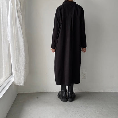 jujudhau デッドストックコットンプルオーバードレス