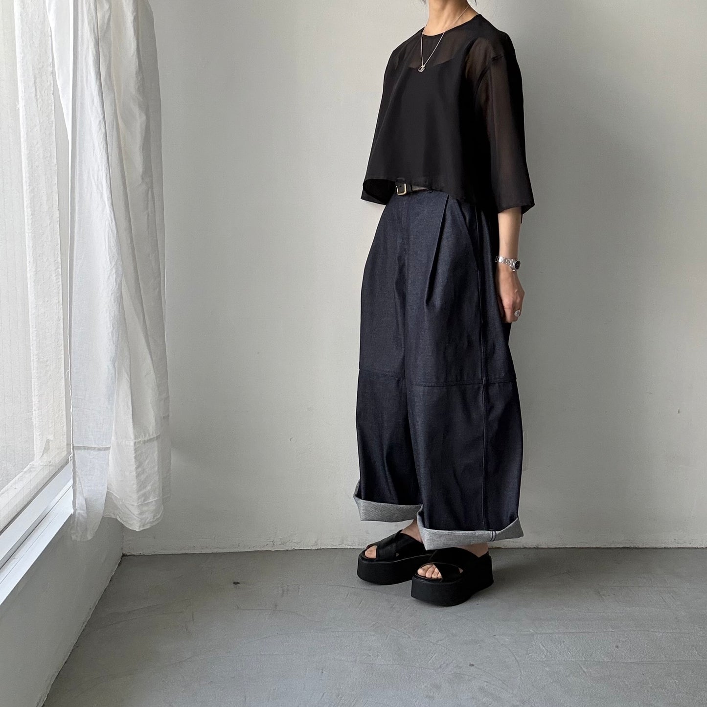 TENNE HANDCRAFTED MODERN デニムドカンパンツ