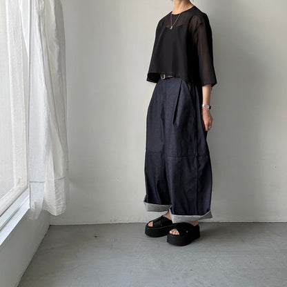 TENNE HANDCRAFTED MODERN デニムドカンパンツ