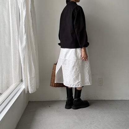 atelier d'antan Kantor コットンジャケット　ブラック