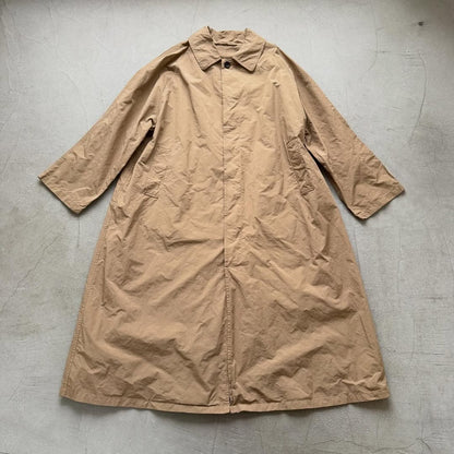 R&D.M.Co ガーメントダイステンカラーコート　ベージュ