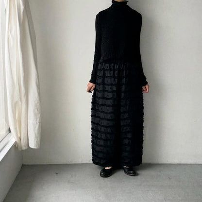 kijinokanosei  鳥の子ワイドパンツ