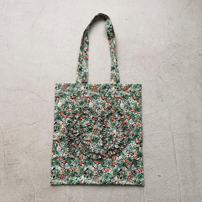 R&D.M.Co  ワイルドベリーフィールドローンフリルデコレーショントートバッグ