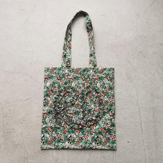 R&D.M.Co  ワイルドベリーフィールドローンフリルデコレーショントートバッグ