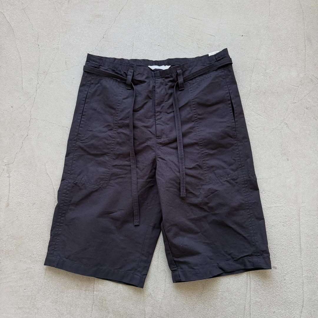 homspun  リップストップハーフパンツ　ネイビー
