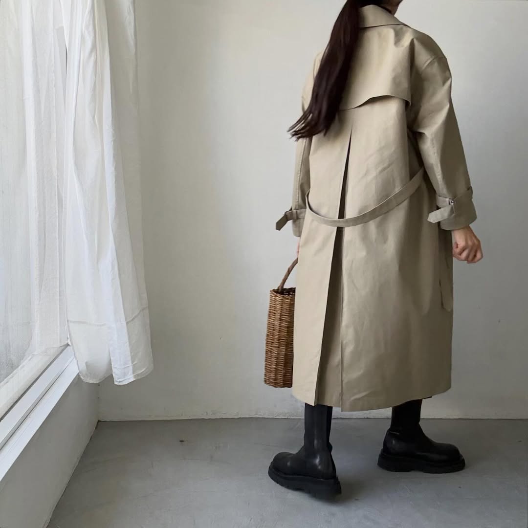 TENNE HANDCRAFTED MODERN　ブリスベンモスビッグサイズトレンチコート