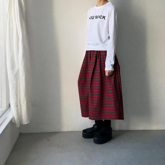 R&D.M.Co YOU ROCK  長袖Tシャツ　ホワイト